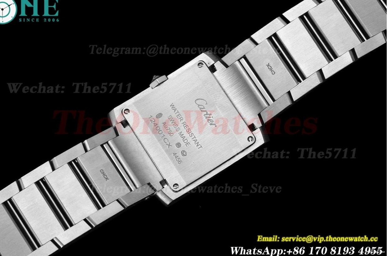 Tank SS SS 27mm Française 8848F Quartz Dial Silver 0326